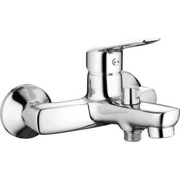 DEANTE Grifo de bañera de pared cromo monomando latón