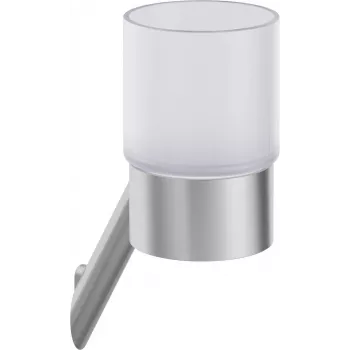 DEANTE Vaso de pared 0,5 L blanco acero con revestimiento de esmalte