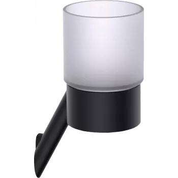 Portavasos de pared DEANTE 6 ganchos Negro Acero