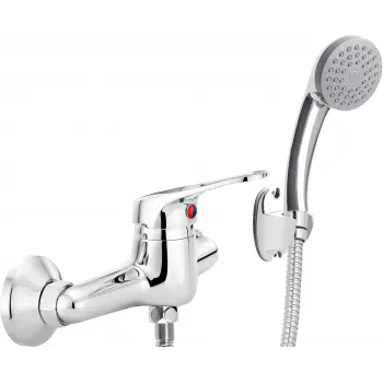 DEANTE grifo de ducha de pared con set de ducha - cromo - serie Arnika