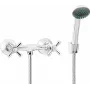 DEANTE grifo de ducha de pared con set de ducha - cromo, monomando, serie Arnika