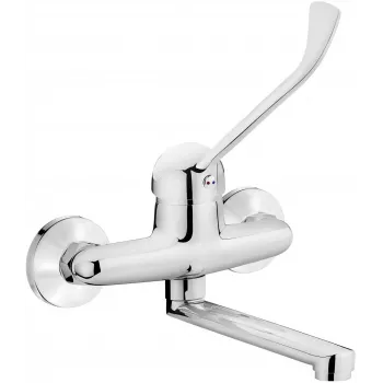 DEANTE Grifo de lavabo de pared con palanca Clinic
