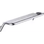 DEANTE ADI_0511 estante de pared flotante de MDF blanco 60x20x3,8 cm - montaje oculto, capacidad de carga 10 kg