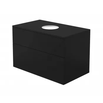 DEANTE Mueble bajo lavabo con encimera Artisan Oak 800x450x570 mm suspendido 2 cajones Soft-Close