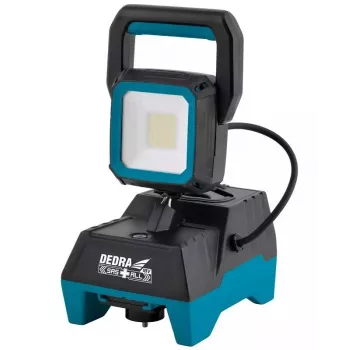 DEDRA Lámpara de inspección a batería 1600LM 18V 0*Ah SAS+ALL
