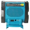 DEDRA DED7004 Altavoz Bluetooth portátil 20W azul IPX5 TWS FM USB-C