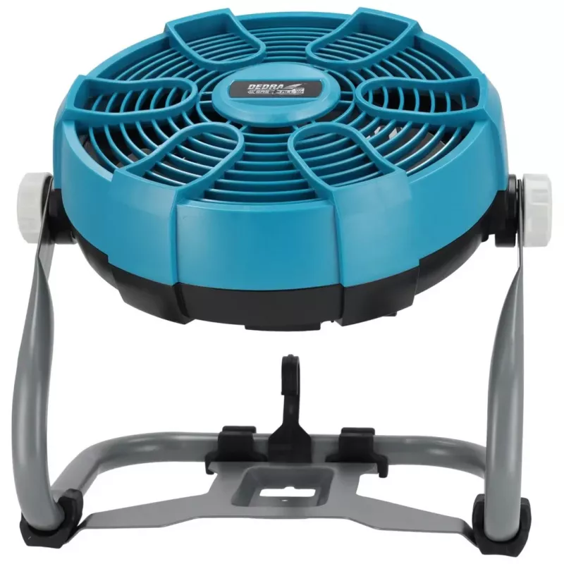 DEDRA DED7074 ventilador a batería 18V 230mm 3 velocidades con gancho de suspensión y soporte para trípode