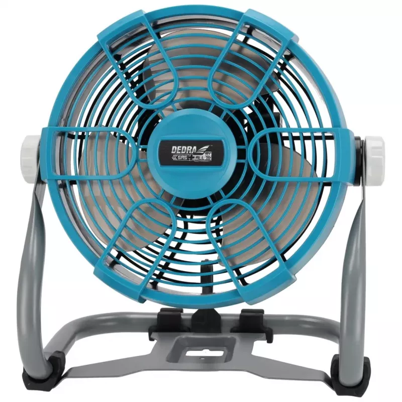 DEDRA DED7074 ventilador a batería 18V 230mm 3 velocidades con gancho de suspensión y soporte para trípode
