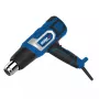 DEDRA Pistola de aire caliente 2000W con regulación de temperatura de 3 niveles, 4 boquillas y espátula
