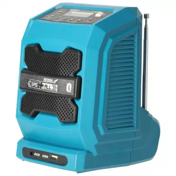 DEDRA Radio Batería Bluetooth 18V USB SAS
