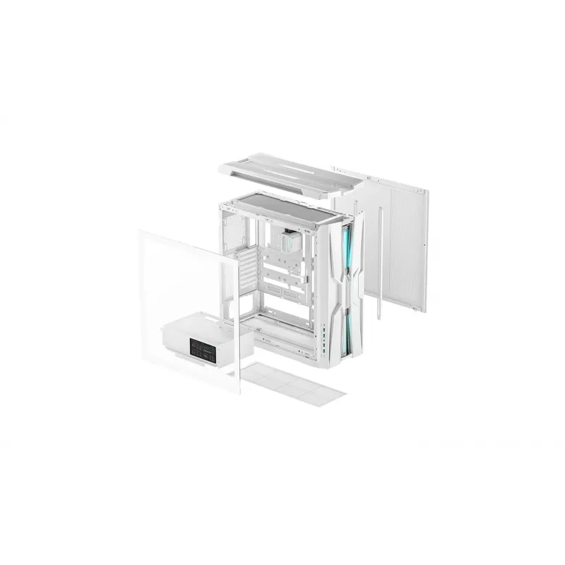 Deepcool GENOME III caja Full-Tower blanca con refrigeración líquida de 360mm integrada