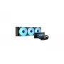 Deepcool LT360 VISION ARGB refrigeración líquida de 360mm, negra, ARGB, Intel y AMD, 3 ventiladores PWM de 120mm