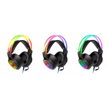 Defender COSMO PRO 7.1 Virtual Sound Backlit Gaming USB RGB auriculares gaming con micrófono