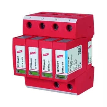 DEHN DG M TT 275 FM 952315 Descargador de sobretensiones modular, 230/400V, Rojo