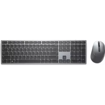 Dell KM7321W combinación premium inalámbrica de teclado y ratón - RF 2,4 GHz y Bluetooth 5.0, tamaño completo, Titan Gray 02HHJ