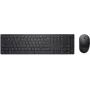 Dell Pro Conjunto de teclado y ratón inalámbricos KM5221W-US (negro)