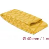 Delock 19605 Tubo termorretráctil, patrón X antideslizante, 1 m x 40 mm, amarillo