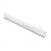 Delock 22072 canaleta flexible para cables, autoadhesiva y atornillable, 25 x 26 mm, 50 cm, gris
