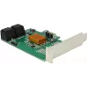 DeLOCK Tarjeta controladora PCIe 2.0 x1 de 4 puertos SATA 6Gb/s con Marvell 88SE9215