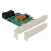 DeLOCK Tarjeta controladora PCIe 2.0 x1 de 4 puertos SATA 6Gb/s con Marvell 88SE9215