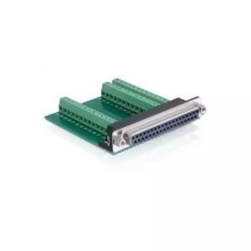 Delock Adaptador D-Sub 37 pines hembra a bloque de terminales 65319