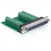 Delock Adaptador D-Sub 37 pines hembra a bloque de terminales 65319
