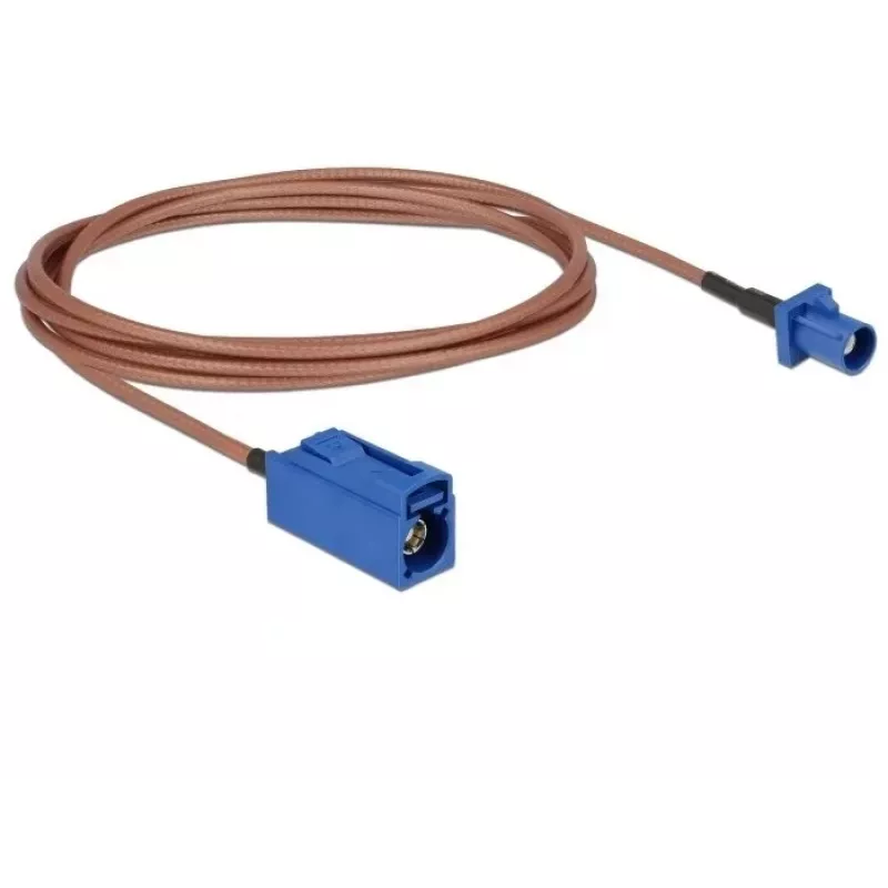 DELOCK cable alargador de antena FAKRA C macho a FAKRA C hembra RG-316 1,8m coaxial