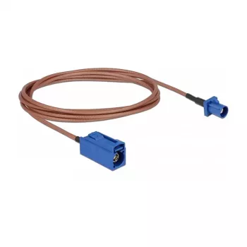 DELOCK cable alargador de antena FAKRA C macho a FAKRA C hembra RG-316 1,8m coaxial