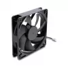 Ventilador axial Delock 48 V DC 120 x 120 x 25 mm con conector de 2 pines, negro