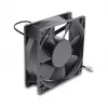 Ventilador axial Delock 48 V DC, 120 x 120 x 38 mm con conector de ventilador de 2 pines, negro