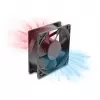 Ventilador axial Delock 48 V DC, 120 x 120 x 38 mm con conector de ventilador de 2 pines, negro