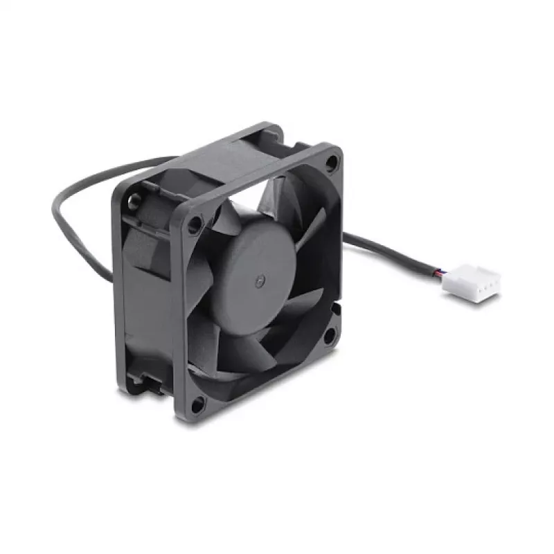 Delock ventilador axial 48 V DC, 60 x 60 x 25 mm con conector de ventilador PWM de 4 pines, negro