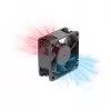 Delock ventilador axial 48 V DC, 60 x 60 x 25 mm con conector de ventilador PWM de 4 pines, negro