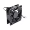 Delock ventilador axial 48 V DC, 80 x 80 x 25 mm con conexión PWM de 4 pines, negro