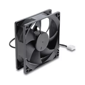 Delock ventilador axial 48 V DC 92x92x25 mm 4 pines PWM (67452), negro