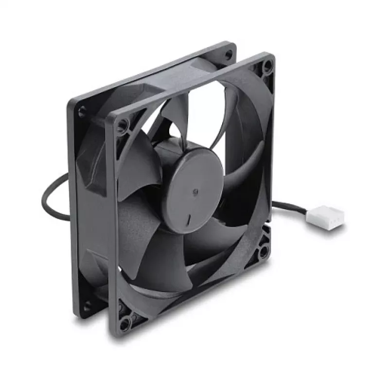 Delock ventilador axial 48 V DC 92x92x25 mm 4 pines PWM (67452), negro