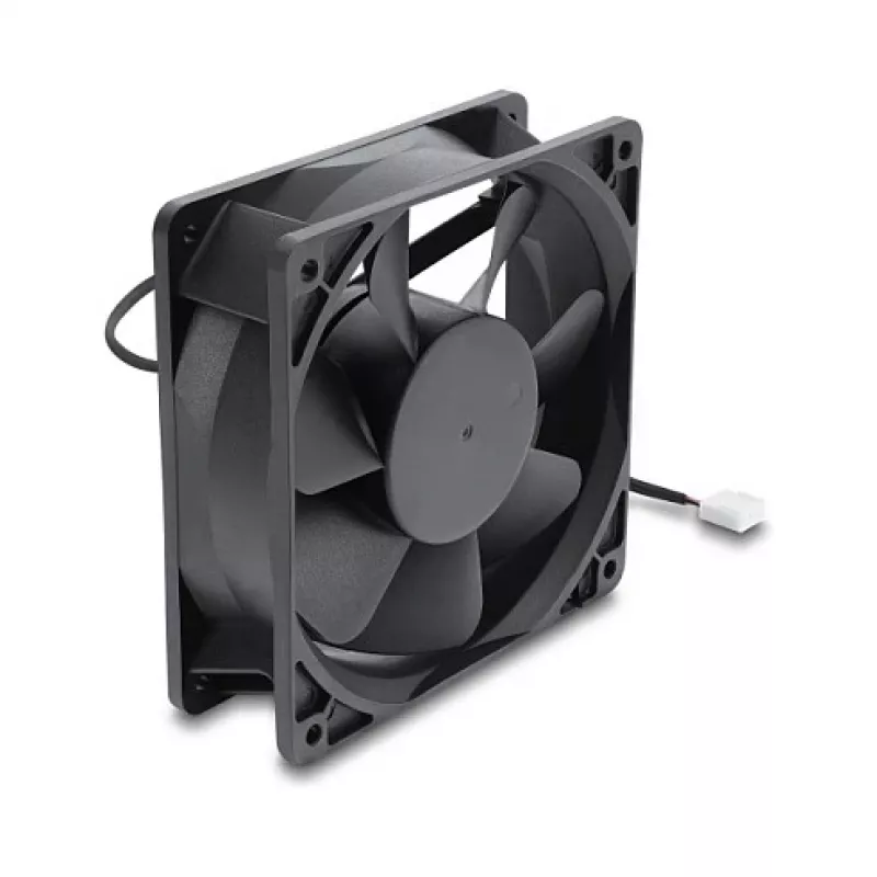 Delock 67454 ventilador axial 48V DC, 120x120x38 mm, PWM de 4 pines, negro