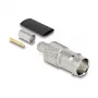 DELOCK Conector hembra BNC crimp para RG-59 con tubo termorretráctil