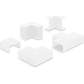 Delock conector para canaleta de cables de 40 x 19 mm, set de 5 piezas, blanco 22094