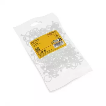 Delock Cable Twister 13 mm Transparente, 100 uds.