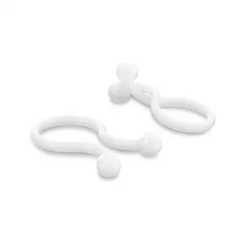 Delock Cable Twister 13 mm Transparente, 100 uds.