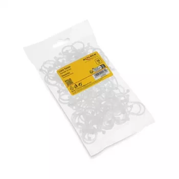 Delock Espiral para cables Ø 18 mm transparente, 100 uds.