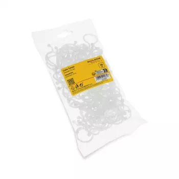 Delock tubo espiral para cables Ø 23 mm transparente, 100 unidades