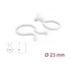 Delock tubo espiral para cables Ø 23 mm transparente, 100 unidades