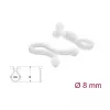 Delock tubo espiral para cables 8 mm transparente, 100 unidades