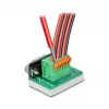 Delock Adaptador D-Sub 9 conector hembra a bloque de terminales de 6 pines con tornillos moleteados y pulsador 66556