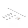Delock Conector hembra RJ45 tipo D de empotrar Cat.6A STP con conexión LSA y tapa protectora IP66