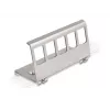Delock Soporte de montaje para carril DIN para 5 módulos insertables, gris 88141