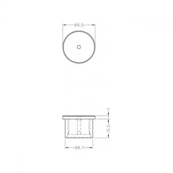 Delock Tapa antipolvo para conectores SMA, 10 uds., transparente 60163