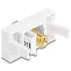 Delock Easy 45 Módulo borne de polos a conector hembra roscado rojo blanco (90901)